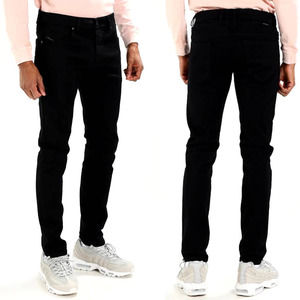 Diesel Jeans Black Thommer Pantaloni Slim Fit Men's Sz 34 NWT $175